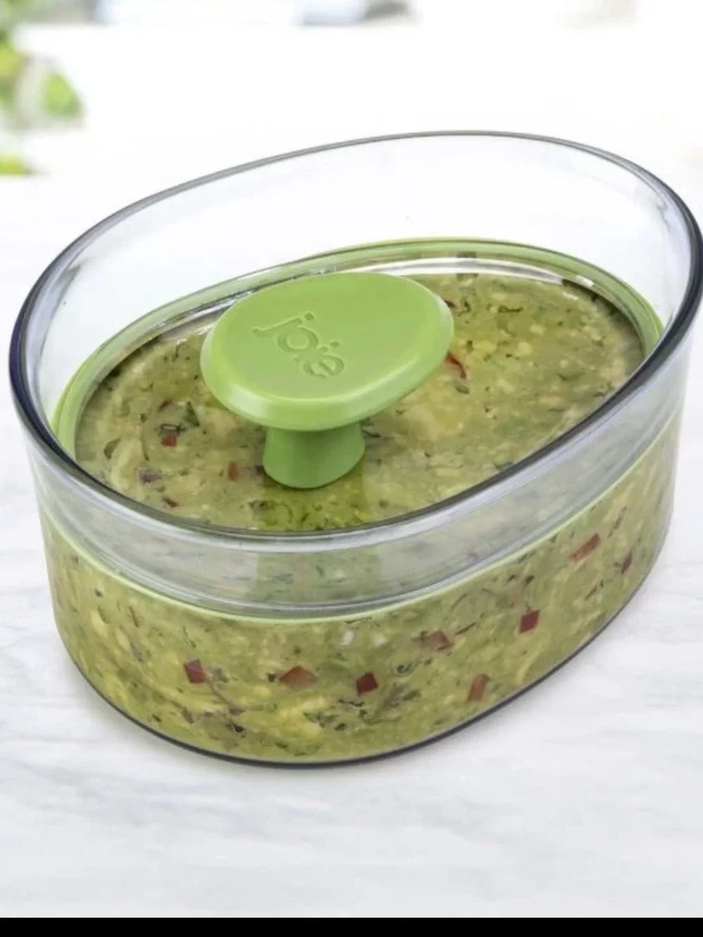 Joie Green Guacamole Storage Container with Airtight Lid (35oz)